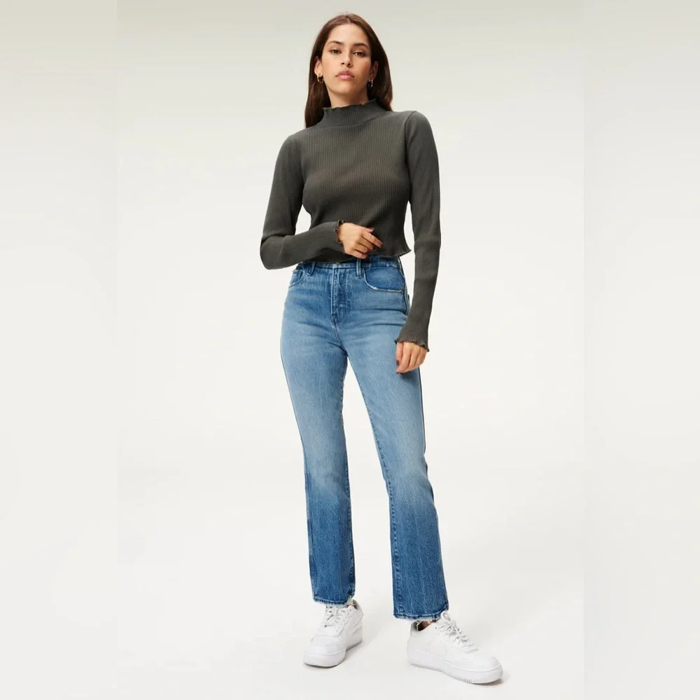 GOOD CURVE STRAIGHT NATURAL FRAY
HEM I BLUE858  Size 8 - Picture 14 of 14